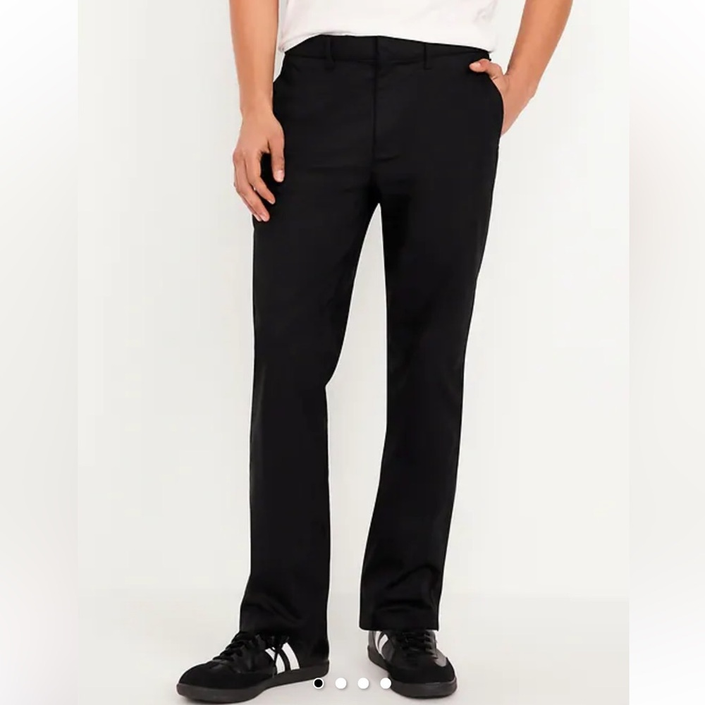 NEW Old Navy Men’s Ultimate Straight Tech Chino Pants Black Tall